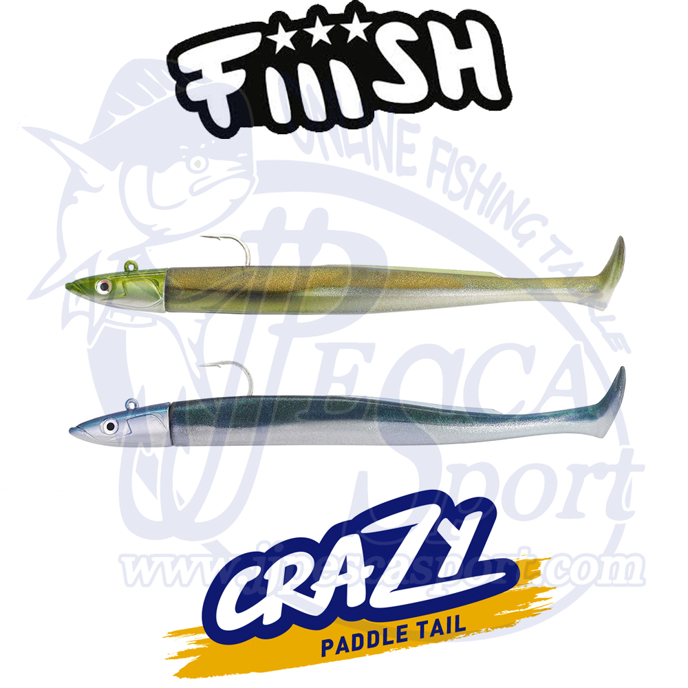 VINILO FIIISH CRAZY PADDLE TAIL 150 DOBLE COMBO JJPESCASPORT