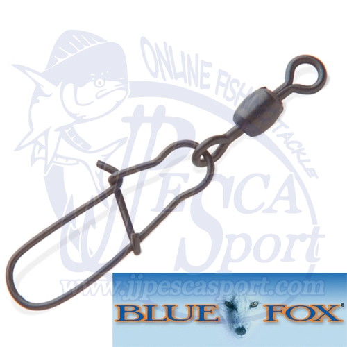 BLUE FOX BRASS ROLLING SWIVEL WITH DUOLOCK SNAP