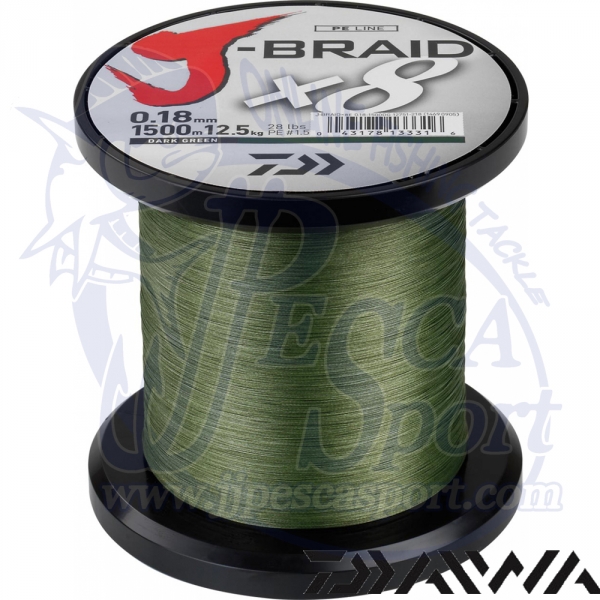 DAIWA J-BRAID X8 1500 M.