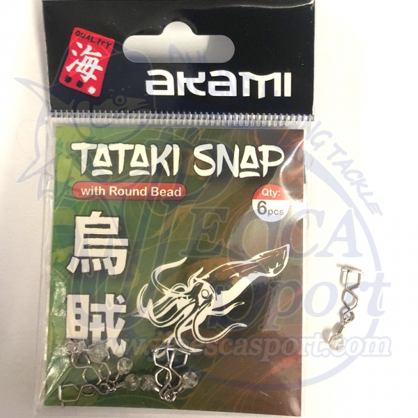 AKAMI TATAKI SNAP WITH ROUND BEAD