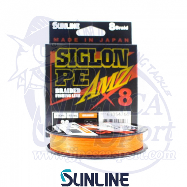 SUNLINE SIGLON PE X8 AMZ ORANGE (BOBINA DE 150 METROS)