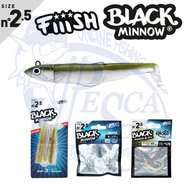 FIIISH BLACK MINNOW 105