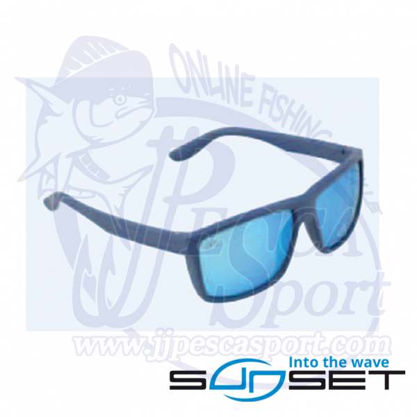 SUNSET GAFAS POLARIZADAS FLOTANTES - BAYA - MONTURA  MATT BLUE - CRISTALES ICE BLUE