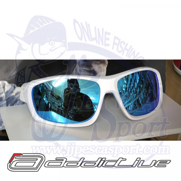 ADDICTIVE GAFAS BLACK BASS C4 BLANCA/AZUL