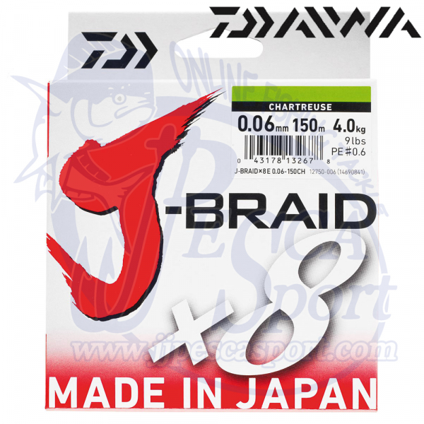 DAIWA J-BRAID X8 500 M.