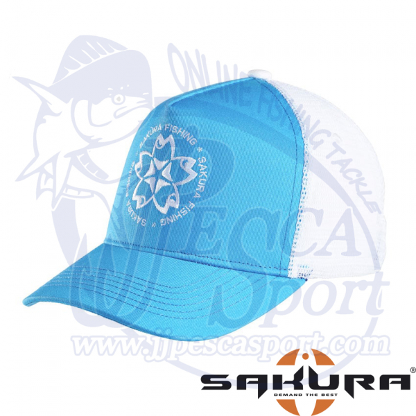 GORRA SAKURA AZUL/BLANCA