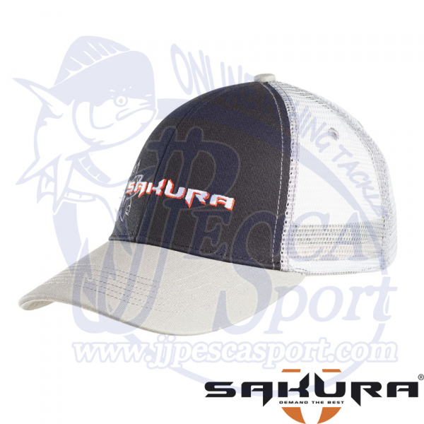 GORRA SAKURA NEGRA/GRIS