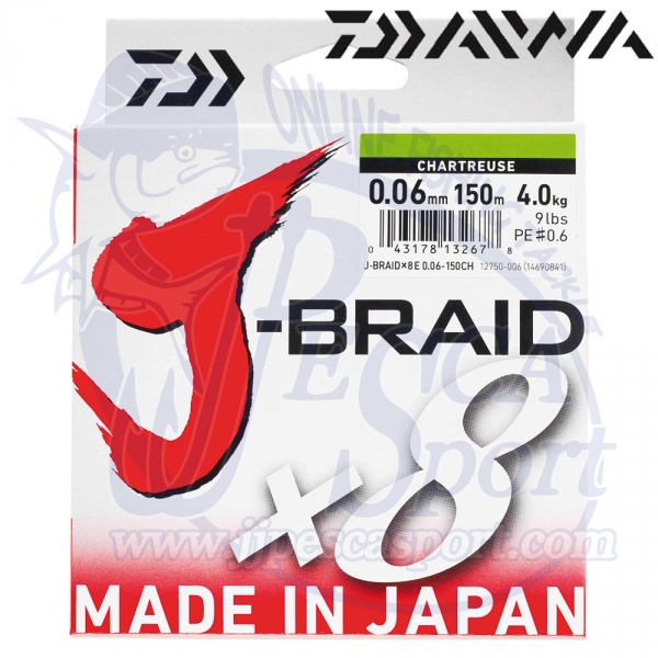 DAIWA J-BRAID X8 300 M.
