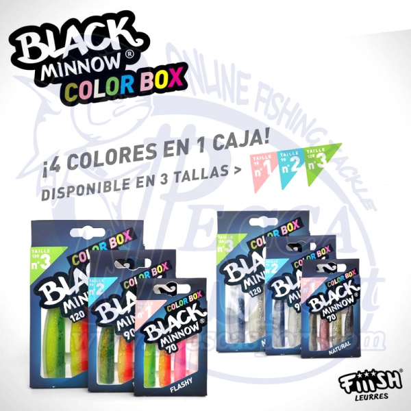 FIIISH BLACK MINNOW COLOR BOX