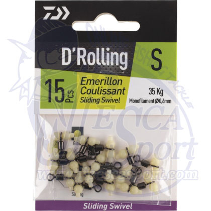 DAIWA D'ROLLING EMERILLON BARRIL DESLIZANTE