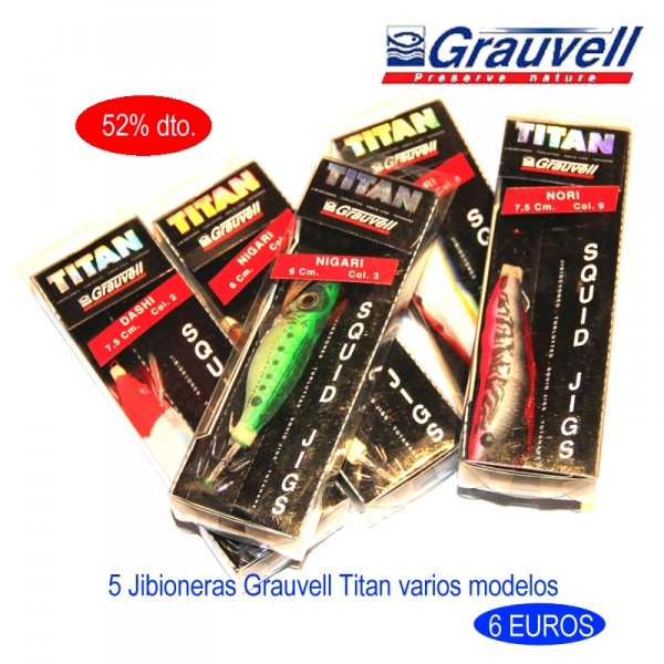 GRAUVELL TITAN SURTIDO 5 PAJARITOS