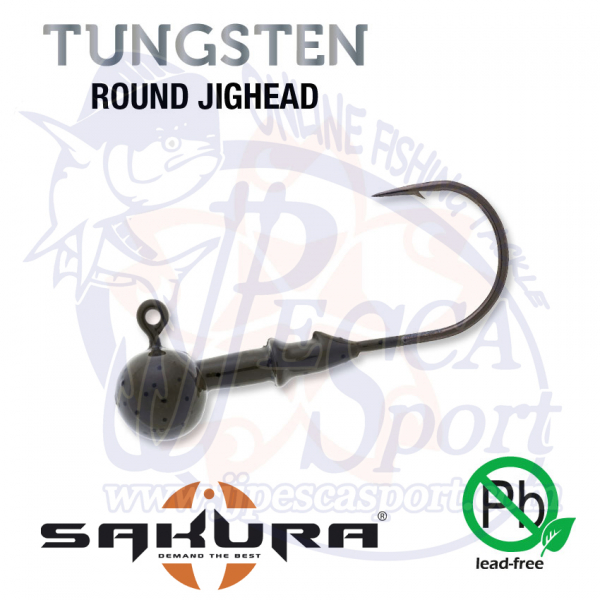 SAKURA TUNGSTEN ROUND JIGHEAD