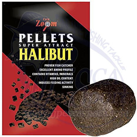 CARP ZOOM HALIBUT PELLETS (SIN AGUJERO)