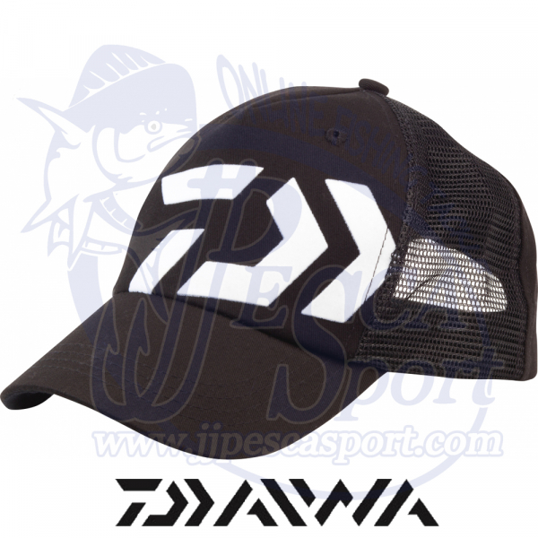 GORRA DAIWA NEGRA LOGO BLANCO