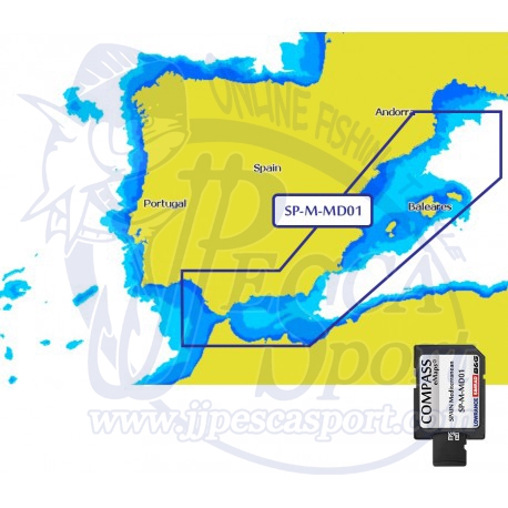 Compass eMaps Large - Spain Mediterranean