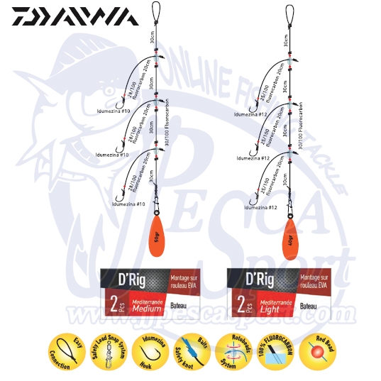 DAIWA MONTAJES BARCA MEDITERRÁNEO