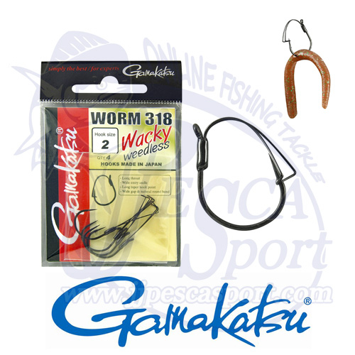 GAMAKATSU WORM 318 WACKY WEEDLESS