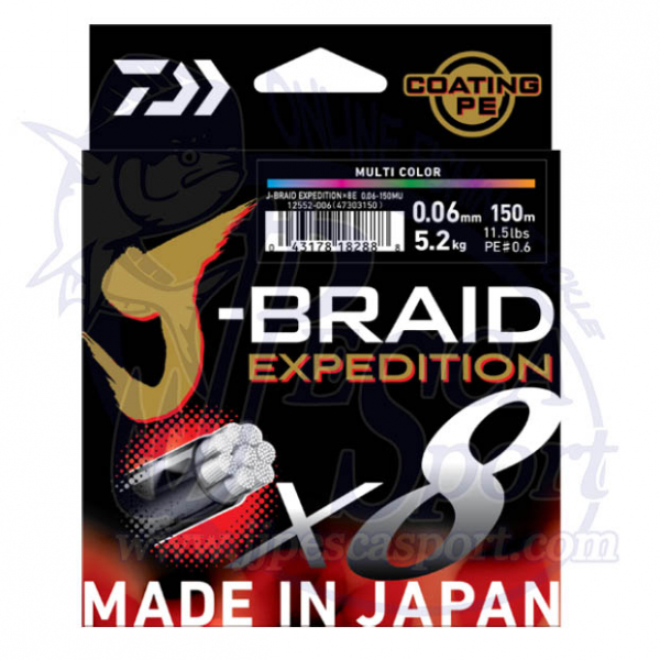 DAIWA J-BRAID EXPEDITION (DARK GREEN)