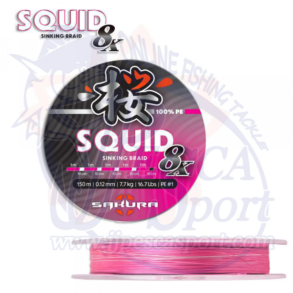 SAKURA TRENZADO SQUID 8X