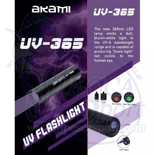 AKAMI UV FLASHLIGHT UV-365