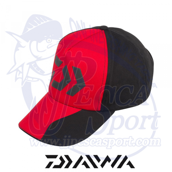 GORRA DAIWA NEGRA/ROJA