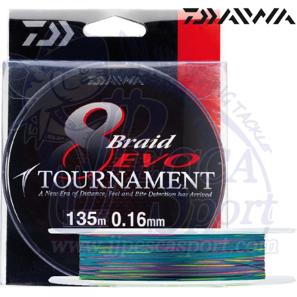 DAIWA TOURNAMENT 8 BRAID EVO (MULTICOLOR)